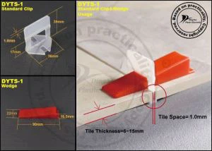 Bon sistema d'anivellament de rajoles de gran aparença