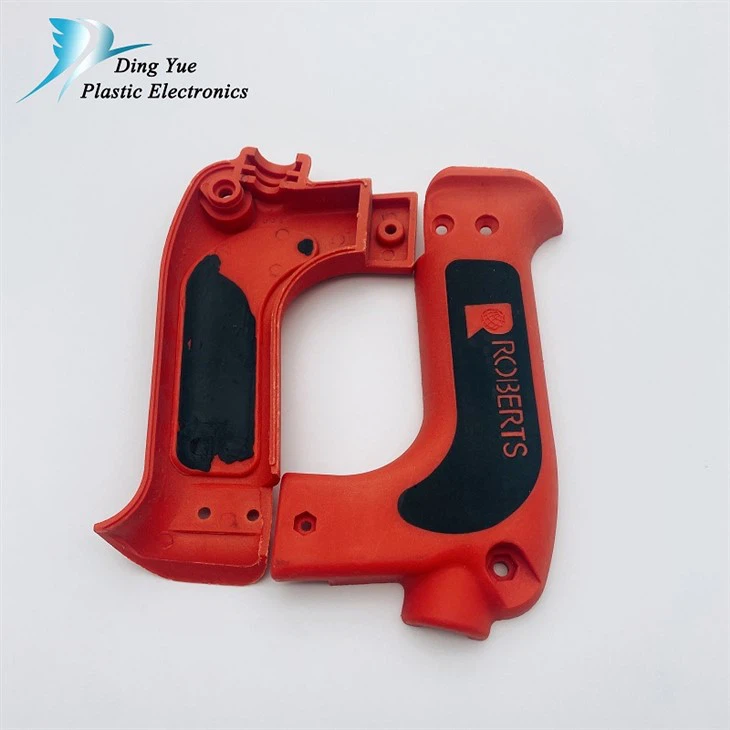 over molded parts  (22)